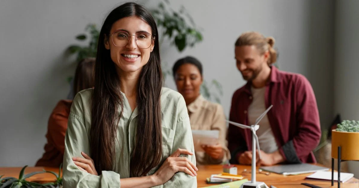 New employee onboarding during team meeting
